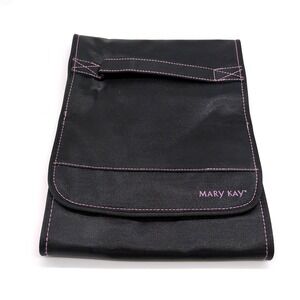 Mary Kay Travel Cosmetic Bag Black Pink Hanging Make Up Organizer Folding NEW